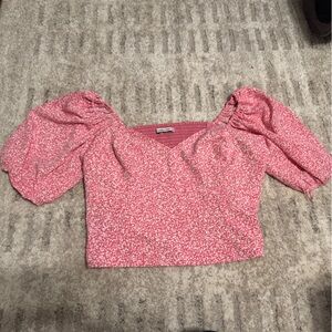 Abercrombie & Fitch Pink Floral Top